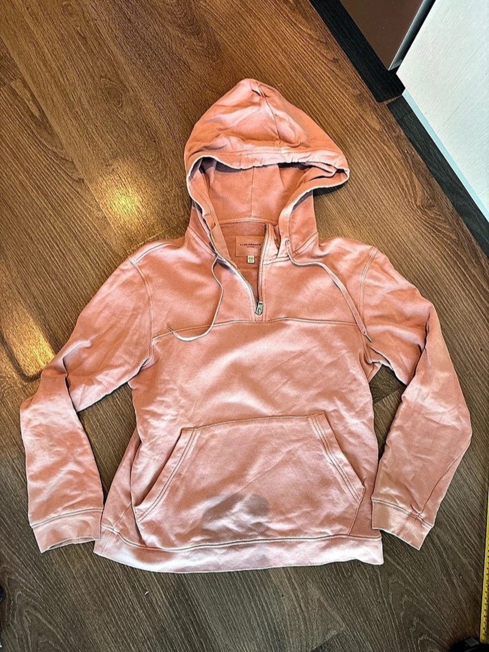 Club Monaco Pink Hoodie Tea Lounge Jacket Size Medium